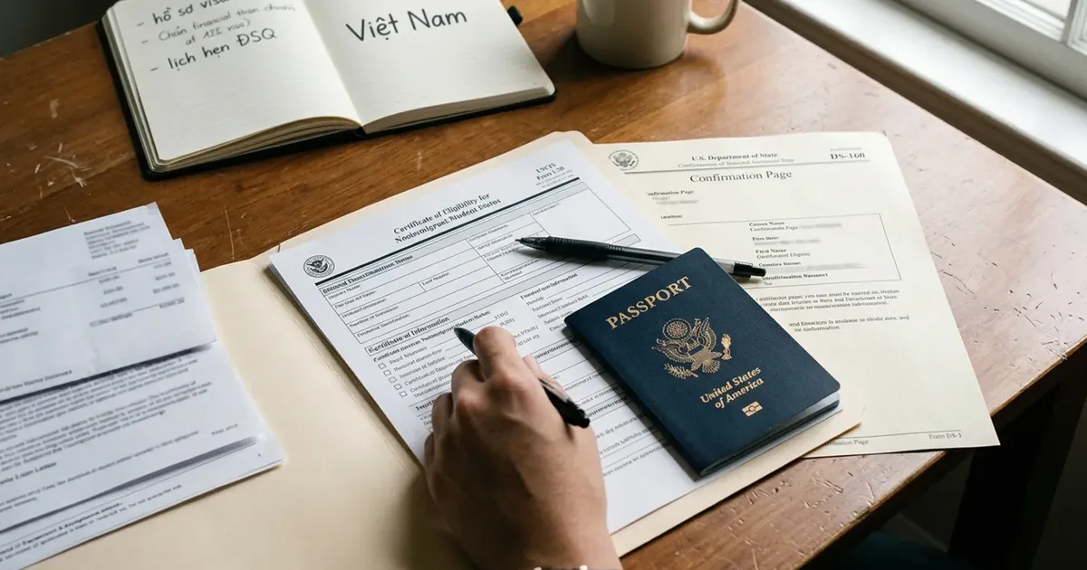 Cách đăng ký Visa du học F-1 tại Mỹ 2026: thủ tục từ A đến Z