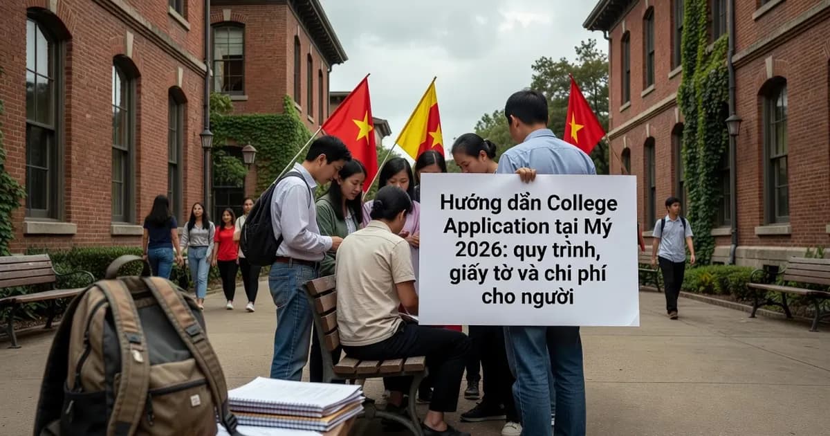 Hướng dẫn college application tại Mỹ 2026 từng bước