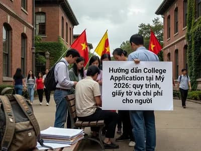 Hướng dẫn college application tại Mỹ 2026 từng bước