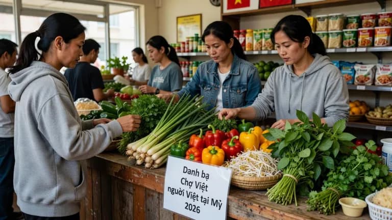 Danh bạ chợ Việt cho người Việt tại Mỹ 2026: cách tìm và lưu ý