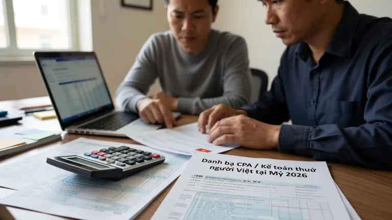 Danh bạ CPA / Kế toán thuế người Việt tại Mỹ 2026: cách tìm và kiểm tra người làm thuế uy tín