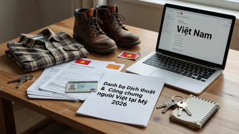 Danh bạ Dịch thuật & Công chứng người Việt tại Mỹ 2026