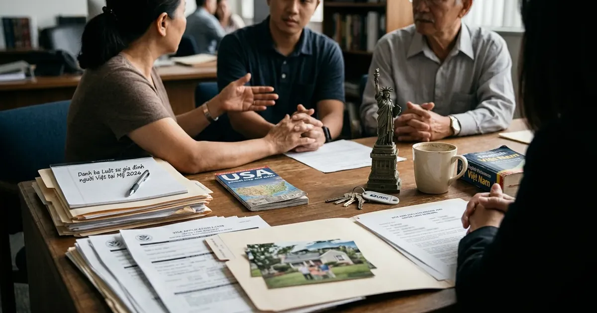 Danh bạ luật sư gia đình người Việt tại Mỹ 2026: cách tìm và xác minh đúng người