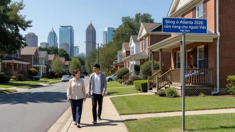Sống ở Atlanta, Georgia 2026: cẩm nang cho người Việt