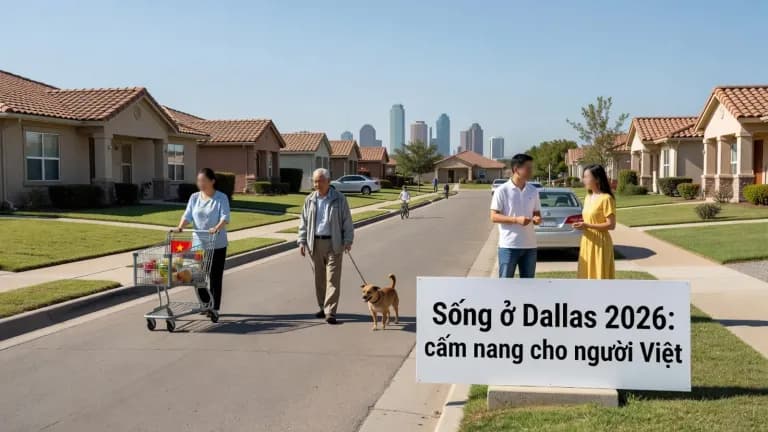 Sống ở Dallas 2026: cẩm nang cho người Việt
