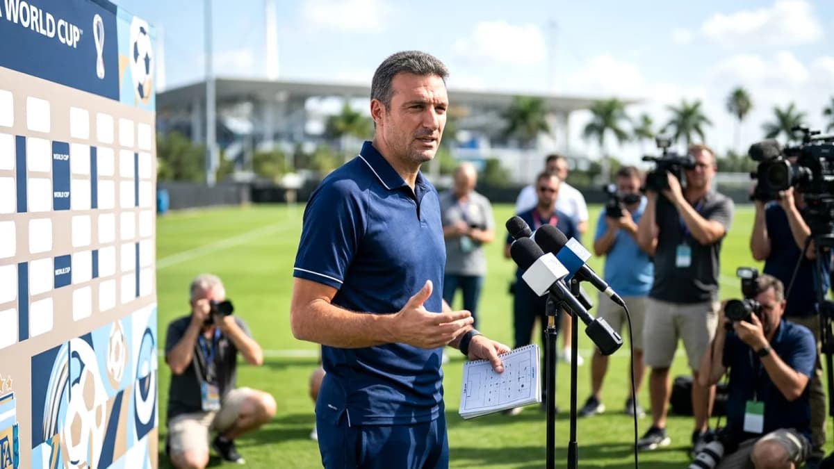 Huấn luyện viên Scaloni tự tin trước trận đấu quan trọng của Argentina tại World Cup 2026