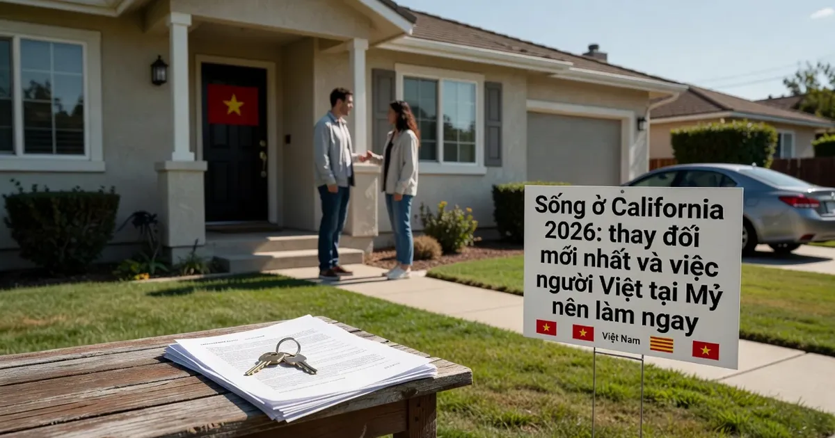 Sống ở California 2026: thay đổi mới nhất và việc người Việt tại Mỹ nên làm ngay