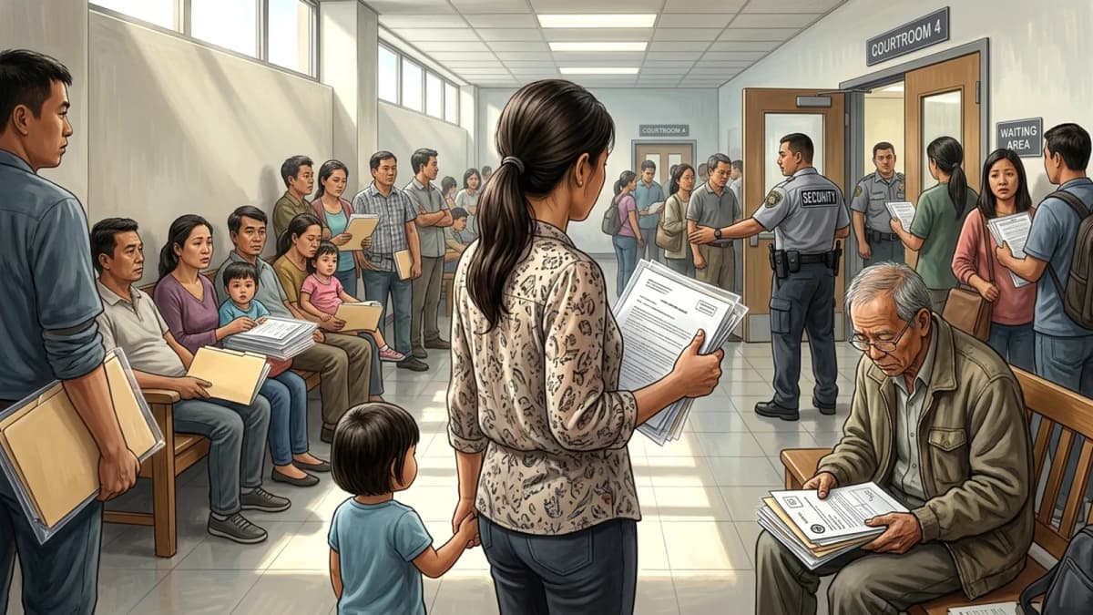Tòa án di trú Los Angeles quá tải: Nguy cơ lệnh trục xuất mặc định tăng cao
